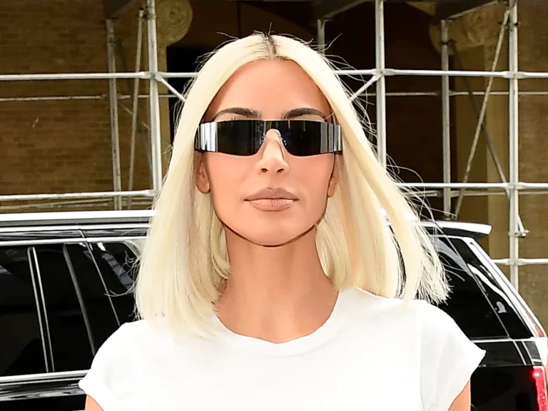 What brand is Kim Kardashian wearing now?