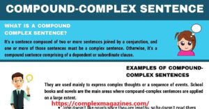 Compound Complex Sentence